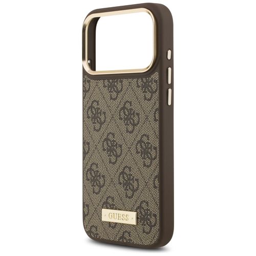 etui guess 4g logo plate magsafe do      iphone 17 pro max brązowy na Arena.pl