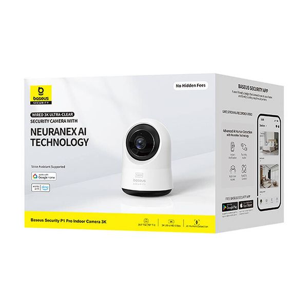 kamera wewnętrzna baseus p1 pro 3k (biała) zdjęcie 8