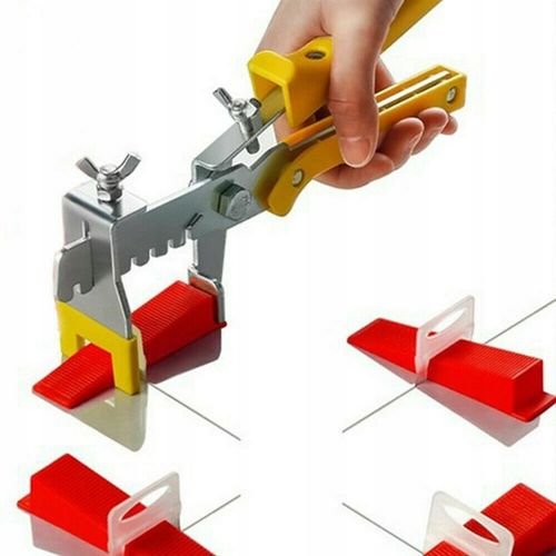 MOCNY ZESTAW SYSTEM POZIOMOWANIA PŁYTEK KLIPSY KLINY SZCZYPCE 2mm na Arena.pl