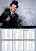 KALENDARZ kominiarski kalendarz kominiarza 2025 150 szt różne wzory