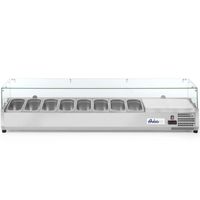 Nadstawa chłodnicza przeszklona z witryną 8 x GN 1/4 - Hendi 232927