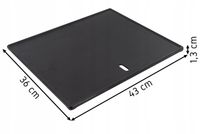 Duża Płyta Ruszt żeliwny 43x36 cm Grill Gazowy Yoer GG01S/GG02S Ciężka 5kg