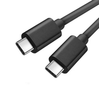 Kabel USB C Do USB C Szybki Przewód Ładowania Power Delivery 1m Czarny