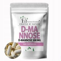 D-MANNOZA 500mg 100 kap UKŁAD MOCZOWY ZDROWY PĘCHERZ D-MANNOSE NA INFEKCJE