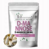 D-MANNOZA 500mg 100 kap UKŁAD MOCZOWY ZDROWY PĘCHERZ D-MANNOSE NA INFEKCJE