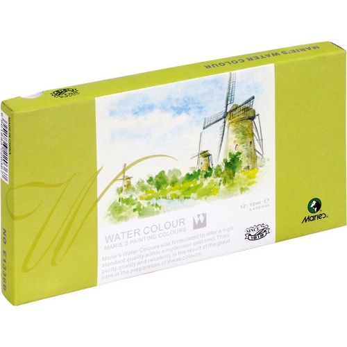 FARBY AKWARELOWE 12 KOLORÓW 12ML E1336B 6901893220367 zdjęcie 2
