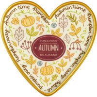 CIASTKO LUKROWANE HALLO AUTUMN ROZ.M SERCE NO.2 JESIEŃ RĘCZNIE ROBIONE