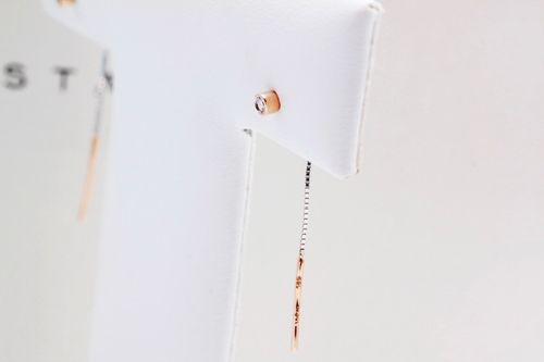 Emaga Złote kolczyki KRD2007 - Diament na Arena.pl