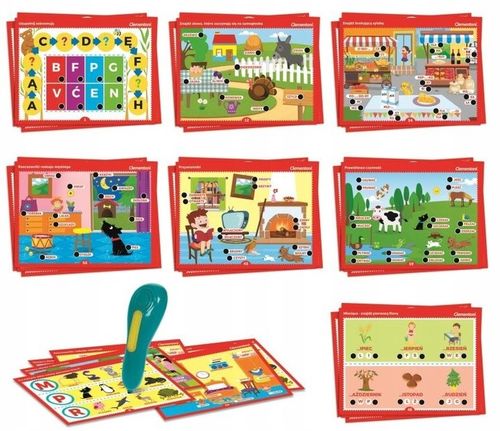 MÓWIĄCE PIÓRO 500 PYTAŃ LITERY I SŁOWA CLEMENTONI na Arena.pl