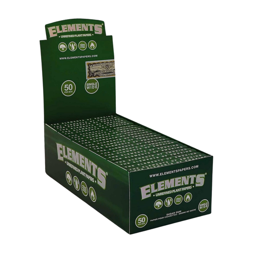 bibułki elements green single wide na Arena.pl
