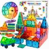 KLOCKI MAGNETYCZNE Magnetic Tiles KONSTRUKCYJNE DUŻE PANELE zestaw XXL 130