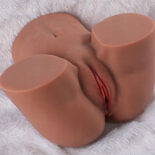 Brązowy seks lalka męski Masturbator z realistyczną pochwą i odbytem 2,3 kg na Arena.pl