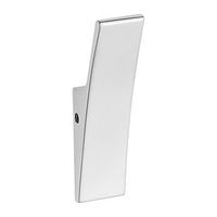 Wieszak meblowy GINO, aluminium mat