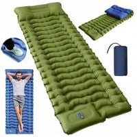 MATA SAMOPOMPUJĄCA MATERAC TURYSTYCZNY TREKKINGOWY Z PODUSZKĄ 195CM