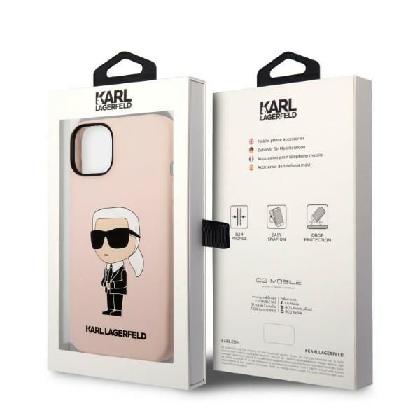Etui Karl Lagerfeld do iPhone 15 Plus, iPhone 14 Plus, Różowy zdjęcie 8