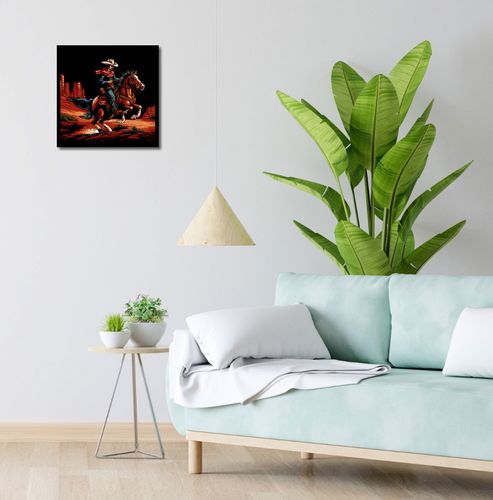 Plakat 40x40cm Galop przez Prerię na Arena.pl