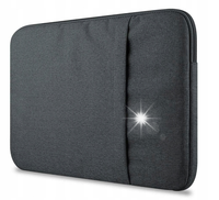 TORBA ETUI POKROWIEC Z KIESZENIĄ NA LAPTOPA MACBOOK PRO AIR 15 CZARNA