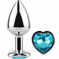 secret play metalowy korek dekoracyjny blue heart 7 cm mały rozmiar