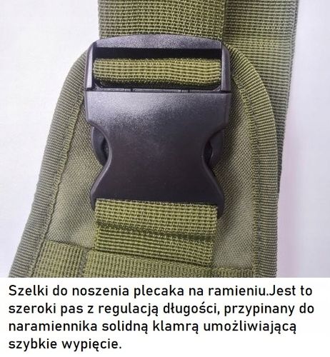 Plecak WOJSKOWY TAKTYCZNY Miejski Do Pracy Wycieczki Torba na Jedno Ramię na Arena.pl