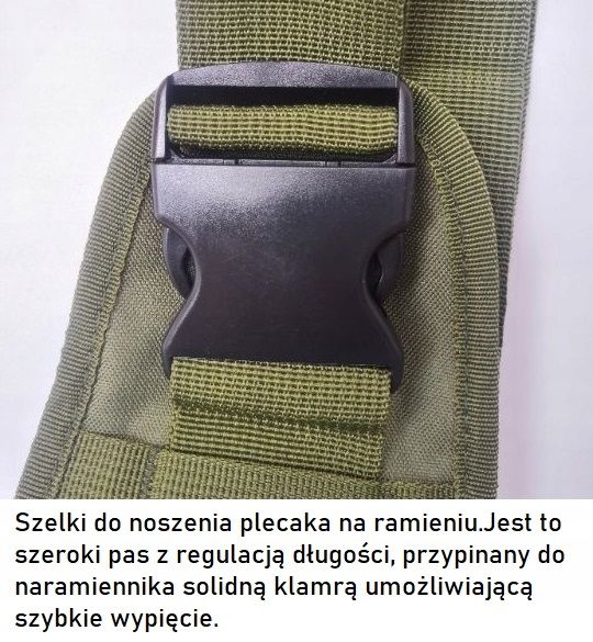 Plecak WOJSKOWY TAKTYCZNY Miejski Do Pracy Wycieczki Torba na Jedno Ramię zdjęcie 4