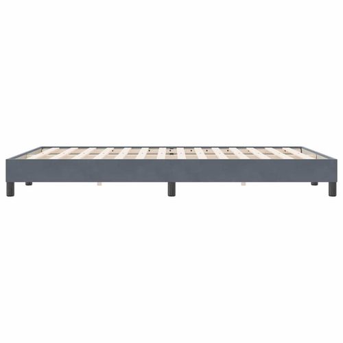Łóżko typu Box Spring bez materaca Ciemnoszary 160x220 cm na Arena.pl