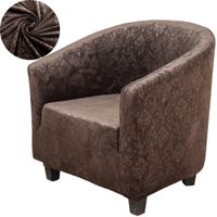 POKROWIEC NA FOTEL KLUBOWY WELUR PREMIUM BRĄZOWY