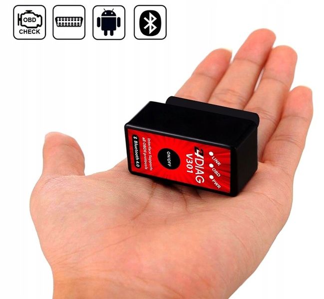 24DIAG V301 ELM327 BLUETOOTH 4.0 OBD2 INTERFEJS DIAGNOSTYCZNY iOS ANDROID zdjęcie 4