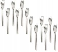 AMEFA SZTUĆCE NIERDZEWNE DAKOTA WIDELCZYKI CIASTA TORTU DESERU ZESTAW 12 OS