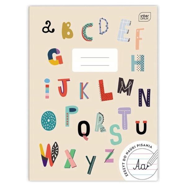 5x Zeszyt KOLOROWA 3 LINIA = A4 /32k | Miękka okładka InterDruk zdjęcie 2