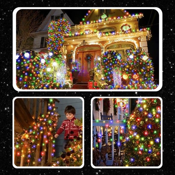 LAMPKI CHOINKOWE 100LED MULTIKOLOR ŚWIĄTECZNE SMART WIFI TUYA PILOT 10M zdjęcie 14