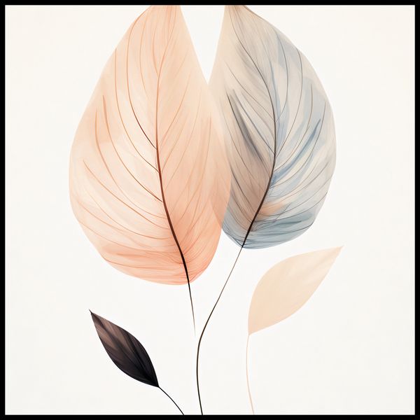 Plakat 80x80cm Liściasty Taniec zdjęcie 2