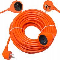 PRZEDŁUŻACZ OGRODOWY BUDOWLANY KOSIARKA GRUBY MOCNY SZNUR UZIEMIENIE 30m