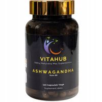 Ashwagandha KSM-66 5% Witanolidów 250mg 120 kaps.