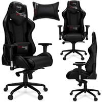 FOTEL GAMINGOWY PRO-GAMER by Yumisu MAVERIC Czarny PU