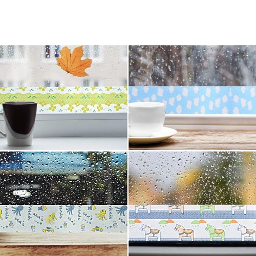 Zestaw 4 Wodoszczelnych Taśm Uszczelniających 280x8 cm Wielobarwne PVC na Arena.pl