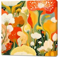 Obraz 100x100cm Kwiatowy Raj