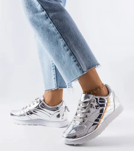 Srebrne sneakersy Quessy 41 na Arena.pl