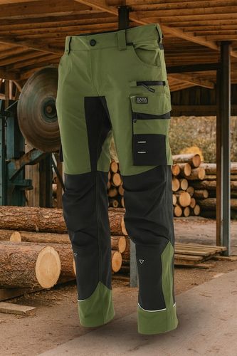 SPODNIE robocze ELASTYCZNE męskie KHAKI taktyczne OLIWKA nylon SOFSTHELL 56 na Arena.pl