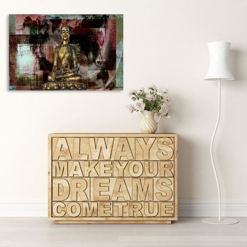 Deco Panel, Złoty budda 3 40x30 na Arena.pl
