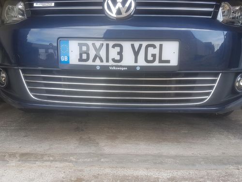 VW TOURAN 1T3 CADDY - Listwy CHROM GRILL atrapa na Arena.pl