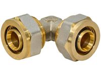 2X KOLANO KOLANKO RÓWNOPRZELOTOWE PEX ALUPEX SKRĘCANE FI 32 mm x 32 mm MOSI