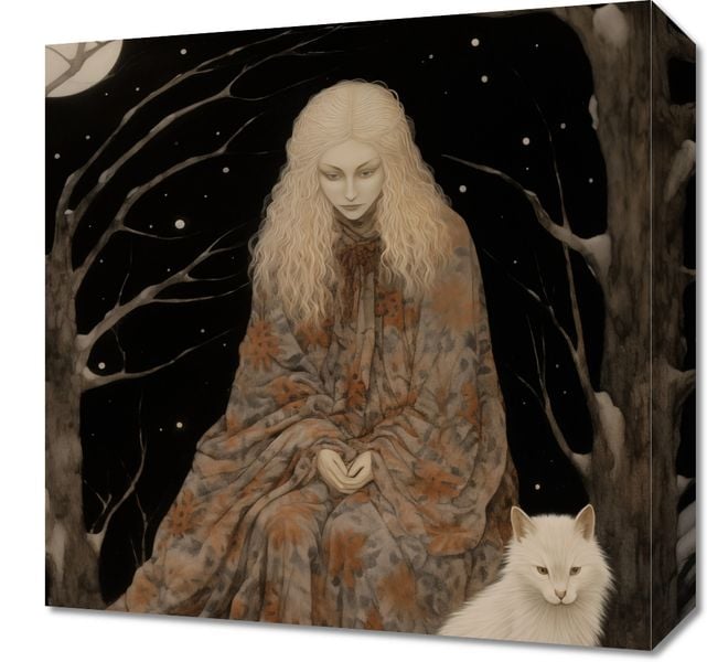 Obraz 40x40cm Stróżka Leśna zdjęcie 1