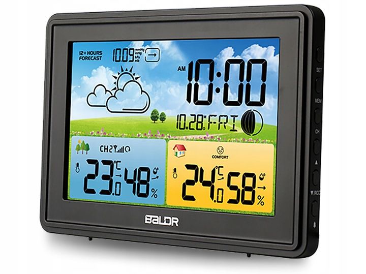 BEZPRZEWODOWA STACJA POGODY POGODOWA HIGROMETR zdjęcie 16