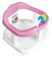 MALTEX Krzesełko do kąpieli Smerfy/zabawki, różowy/biały