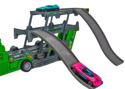 Laweta Tir Ciężarówka Wyrzutnia 6 Aut Autka Zestaw Samochód + Resoraki Auta na Arena.pl