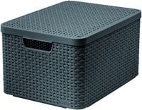 Koszyk CURVER Style Box L V2 + LID - DRG308 Ciemnoszary