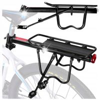 Bagażnik na rower rowerowy do 50kg aluminiowy tylny regulowany wytrzymały