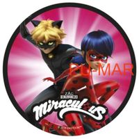 Opłatek na tort Urodziny Biedronka Czarny Kot Postać Tekst Gratis