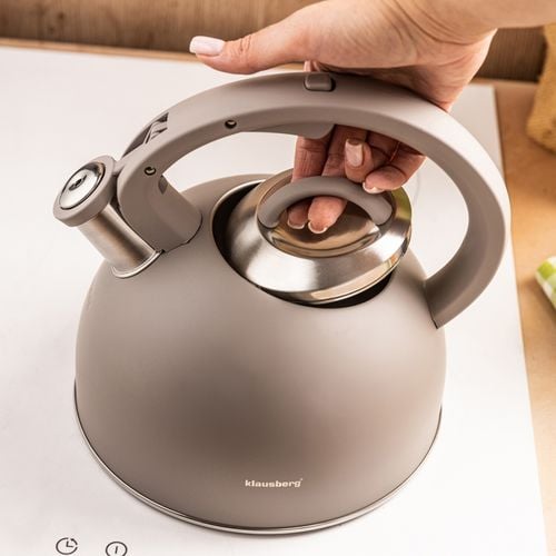 czajnik stalowy z gwizdkiem 2,5l klausberg kb-7912 na Arena.pl