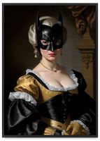 Plakat batman batwoman obraz 61x91 cm w czarnej ramie